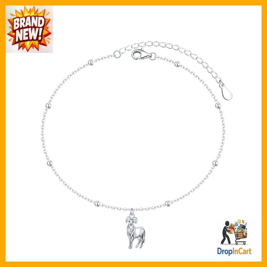 Sterling Silver Adjustable Anklet Minimal Chic Elegant Foot Jewelry Bracelet